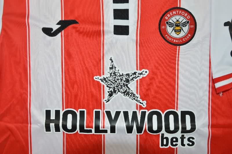 Thailand Quality(AAA) 25/26 Brentford Home Soccer Jersey
