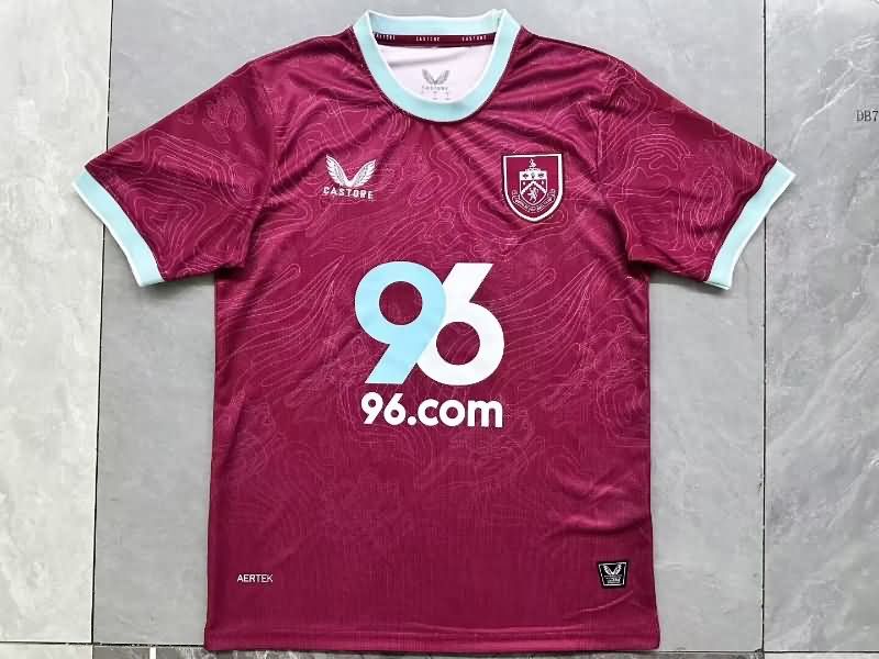 Thailand Quality(AAA) 25/26 Burnley Home Soccer Jersey