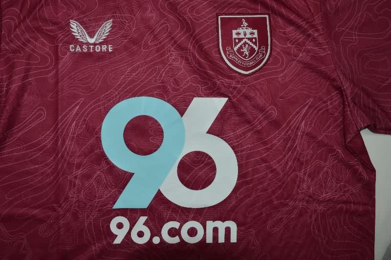 Thailand Quality(AAA) 25/26 Burnley Home Soccer Jersey
