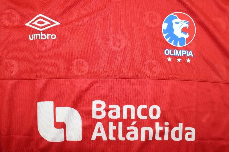 Thailand Quality(AAA) 2025 CD Olimpia Away Soccer Jersey