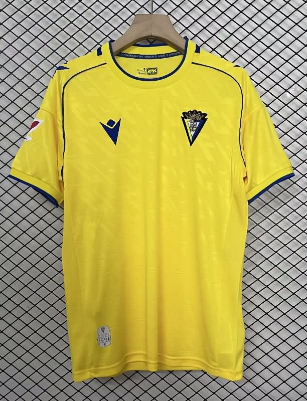 Thailand Quality(AAA) 25/26 Cadiz Home Soccer Jersey