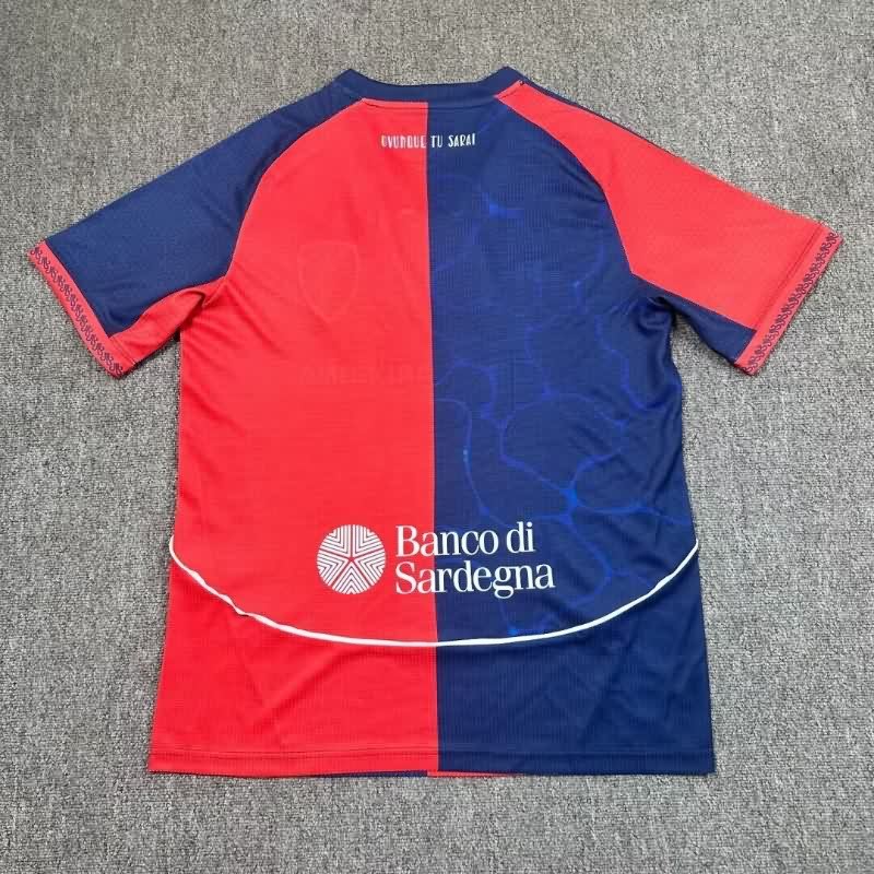 Thailand Quality(AAA) 25/26 Cagliari Home Soccer Jersey