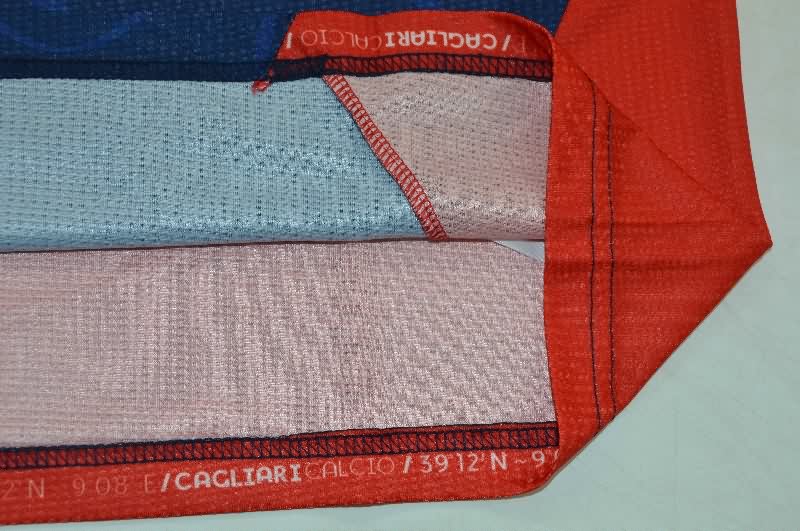 Thailand Quality(AAA) 25/26 Cagliari Home Soccer Jersey