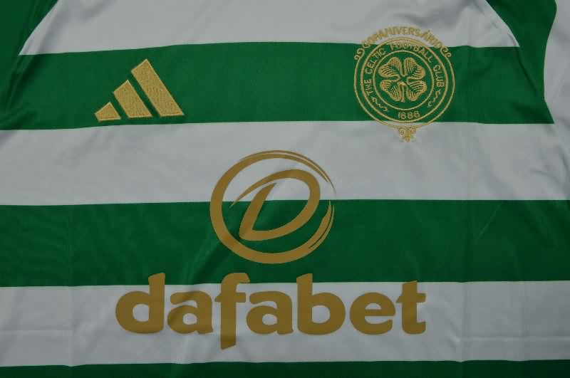 Thailand Quality(AAA) 25/26 Celtic Home 60th Anniversary Soccer Jersey