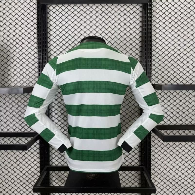 Thailand Quality(AAA) 25/26 Celtic Home Long Sleeve Soccer Jersey (Player)