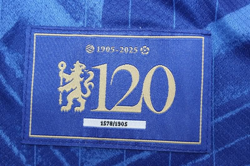 Thailand Quality(AAA) 25/26 Chelsea 120th Anniversary Home Soccer Jersey