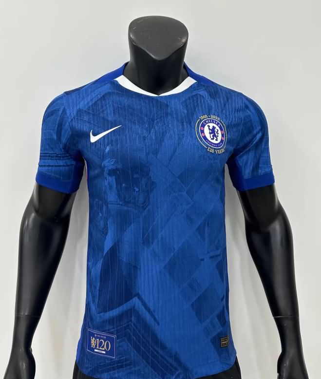 Thailand Quality(AAA) 25/26 Chelsea 120th Anniversary Home Soccer Jersey (Player)