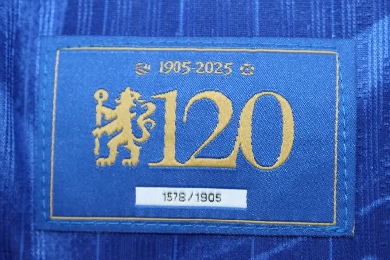 Thailand Quality(AAA) 25/26 Chelsea 120th Anniversary Home Soccer Jersey (Player)