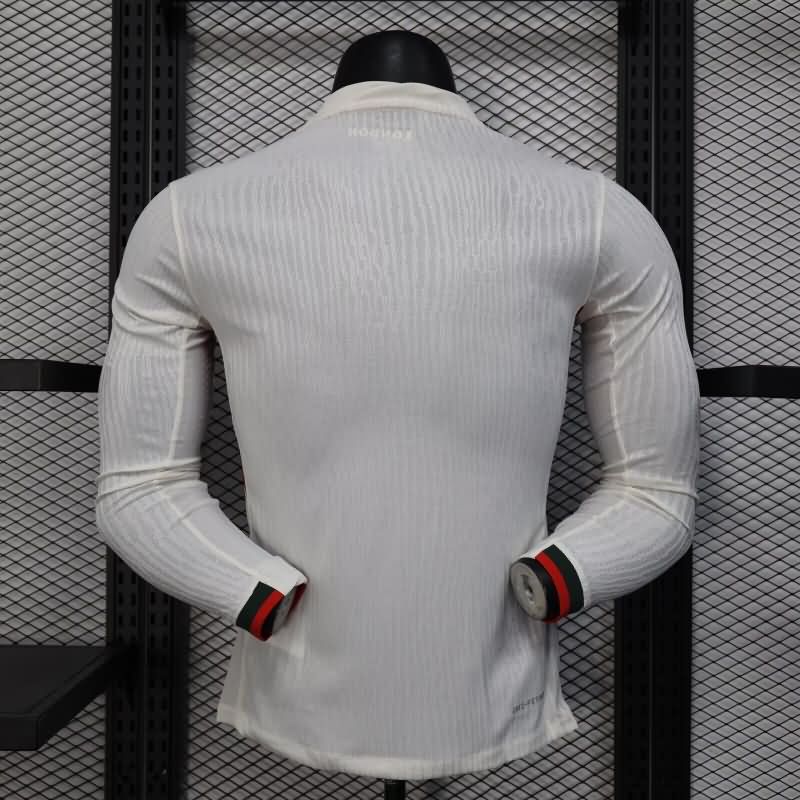 Thailand Quality(AAA) 25/26 Chelsea Away Long Sleeve Soccer Jersey (Player) Leaked