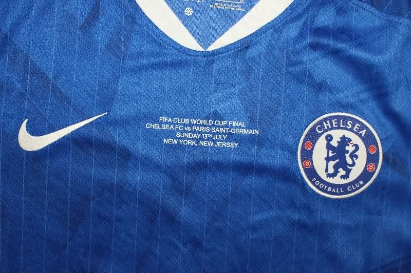 Thailand Quality(AAA) 2025 Chelsea Club World Cup Final Home Soccer Jersey