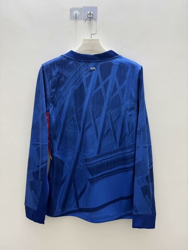 Thailand Quality(AAA) 25/26 Chelsea Home Long Sleeve Soccer Jersey
