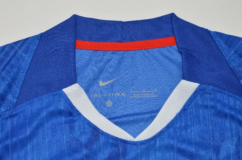 Thailand Quality(AAA) 25/26 Chelsea Home Long Sleeve Soccer Jersey (Player)