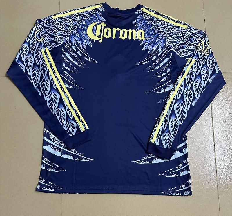 Thailand Quality(AAA) 25/26 Club America Away Long Sleeve Soccer Jersey