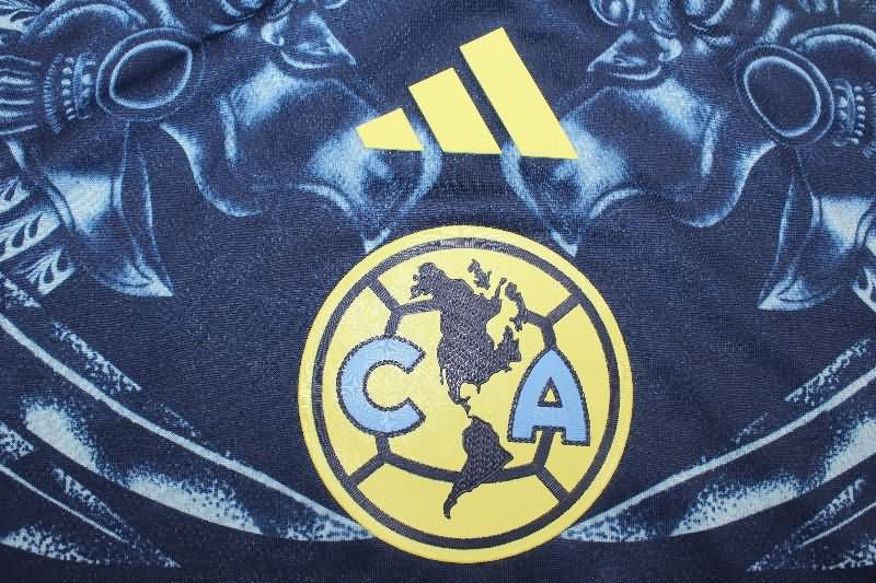 Thailand Quality(AAA) 25/26 Club America Away Long Sleeve Soccer Jersey (Player)