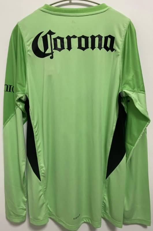 Thailand Quality(AAA) 25/26 Club America Goalkeeper Green Long Sleeve Jersey (Player)