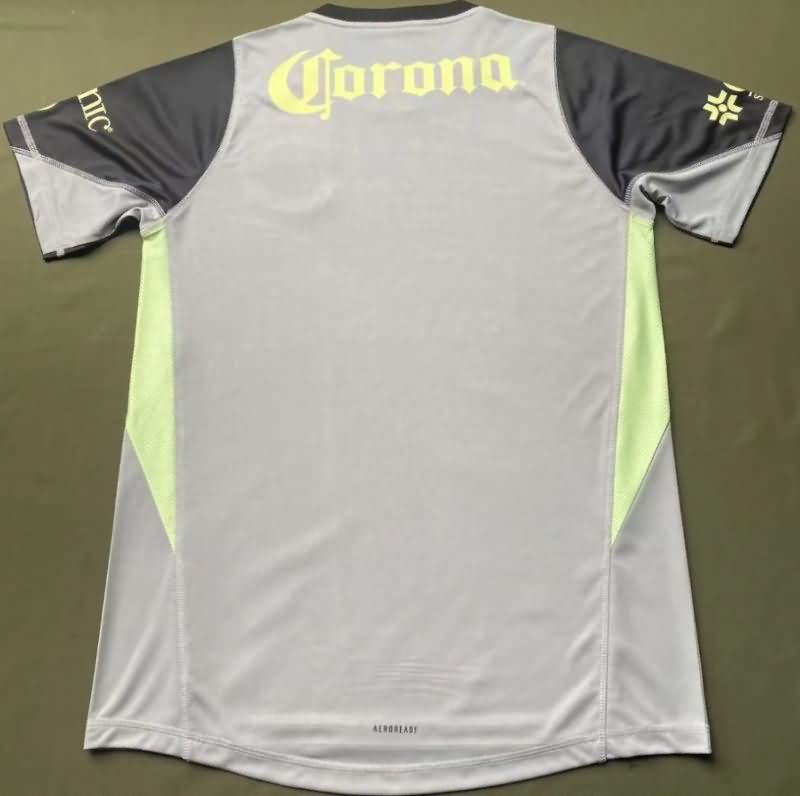 Thailand Quality(AAA) 25/26 Club America Goalkeeper Grey Soccer Jersey