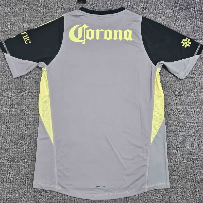 Thailand Quality(AAA) 25/26 Club America Goalkeeper Grey Jersey (Player)