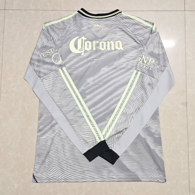 Thailand Quality(AAA) 25/26 Club America Third Long Sleeve Soccer Jersey