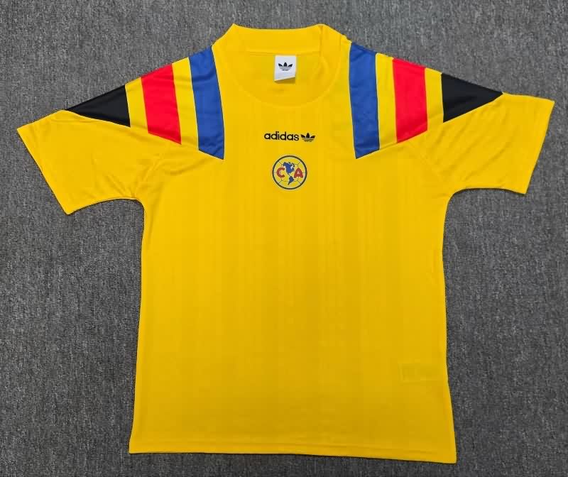 Thailand Quality(AAA) 25/26 Club America Yellow Soccer Jersey 03