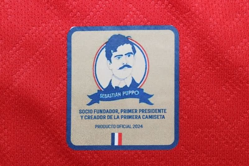 Thailand Quality(AAA) 2025 Club Nacional Red Soccer Jersey