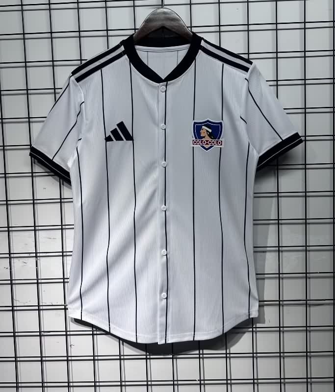 Thailand Quality(AAA) 2025 Colo Colo White MLB Jersey