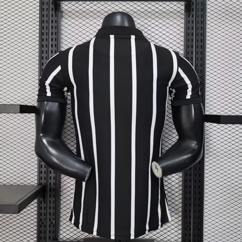 Thailand Quality(AAA) 2025 Corinthians Black Soccer Jersey (Player)