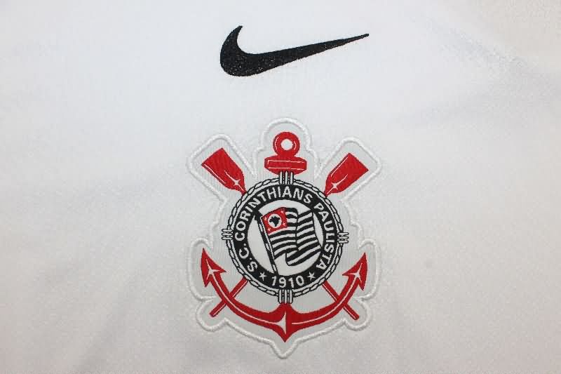 Thailand Quality(AAA) 2025 Corinthians Home Soccer Jersey