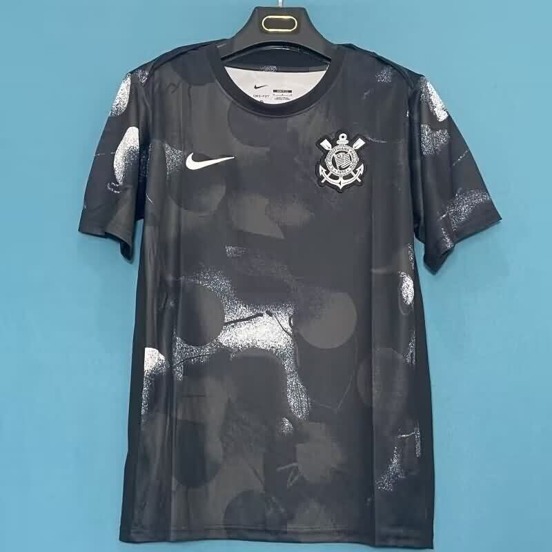 Thailand Quality(AAA) 2025 Corinthians Training Soccer Jersey 03