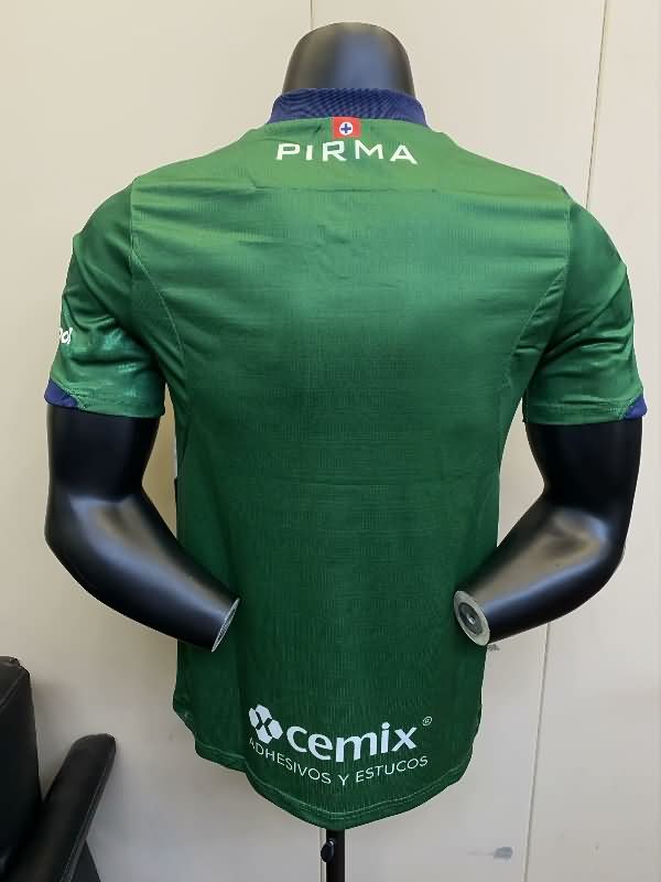 Thailand Quality(AAA) 25/26 Cruz Azul Goalkeeper Green Soccer Jersey