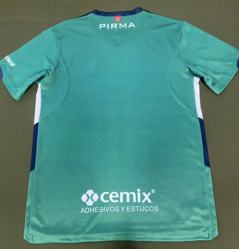 Thailand Quality(AAA) 25/26 Cruz Azul Goalkeeper Green Soccer Jersey (Player)