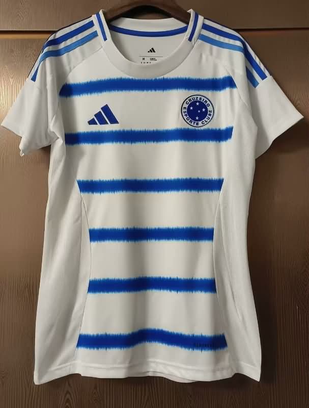 Thailand Quality(AAA) 2025 Cruzeiro Away Women Soccer Jersey