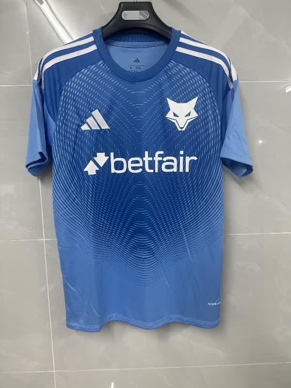 Thailand Quality(AAA) 2025 Cruzeiro Goalkeeper Blue Soccer Jersey