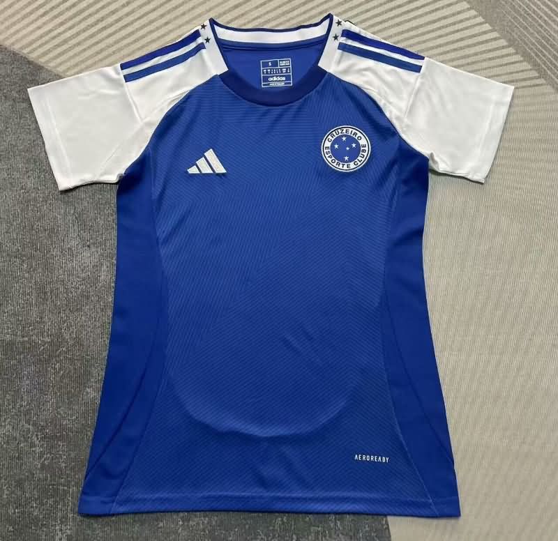 Thailand Quality(AAA) 2025 Cruzeiro Home Women Soccer Jersey