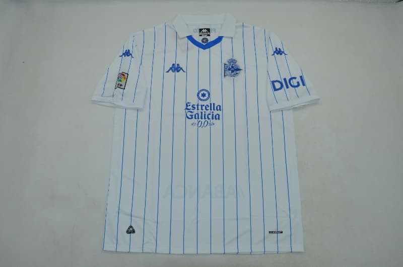 Thailand Quality(AAA) 25/26 Deportivo La Coruna White Soccer Jersey