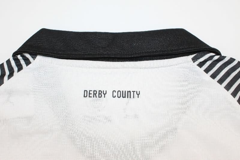 Thailand Quality(AAA) 25/26 Derby County Home Soccer Jersey