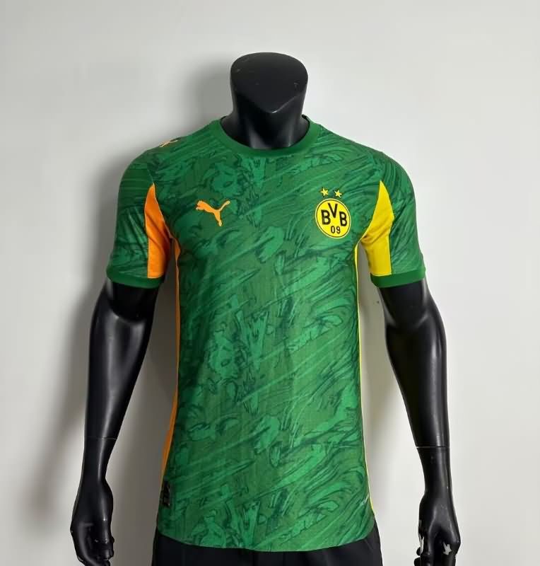 Thailand Quality(AAA) 25/26 Dortmund Green Soccer Jersey (Player)