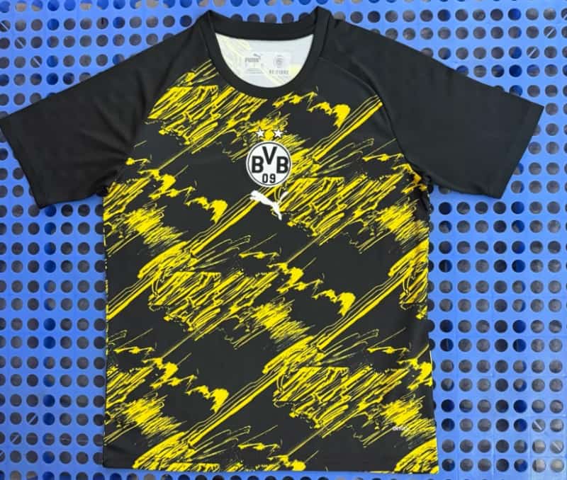 Thailand Quality(AAA) 25/26 Dortmund Training Soccer Jersey 02