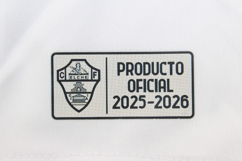 Thailand Quality(AAA) 25/26 Elche Home Soccer Jersey