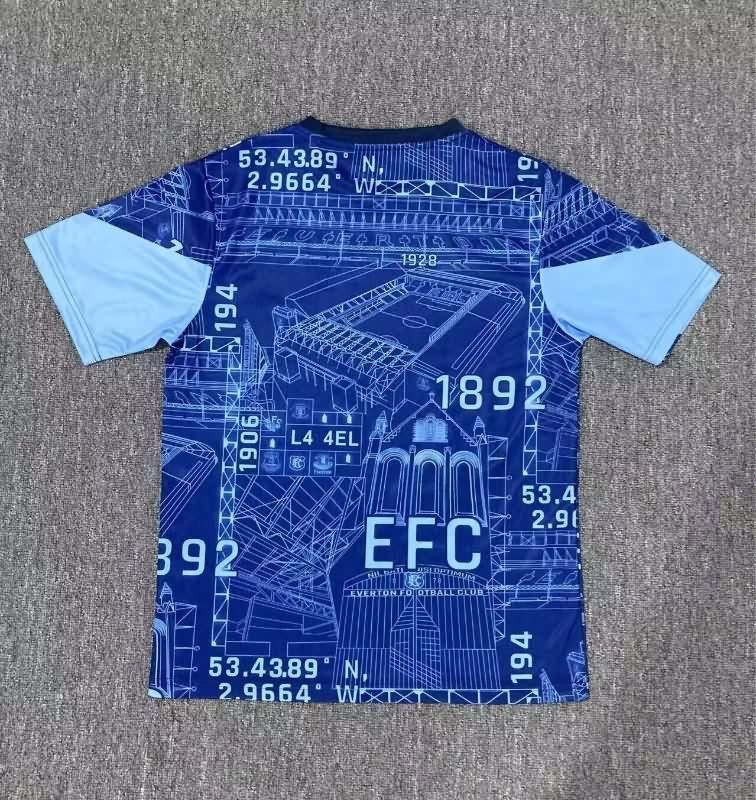 Thailand Quality(AAA) 25/26 Everton Dark Blue Soccer Jersey