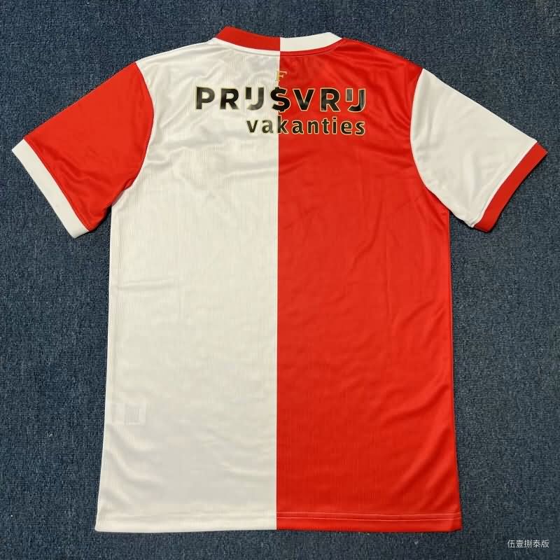 Thailand Quality(AAA) 25/26 Feyenoord Home Soccer Jersey