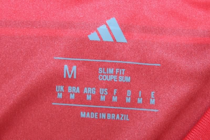 Thailand Quality(AAA) 2025 Flamengo Home Long Sleeve Soccer Jersey
