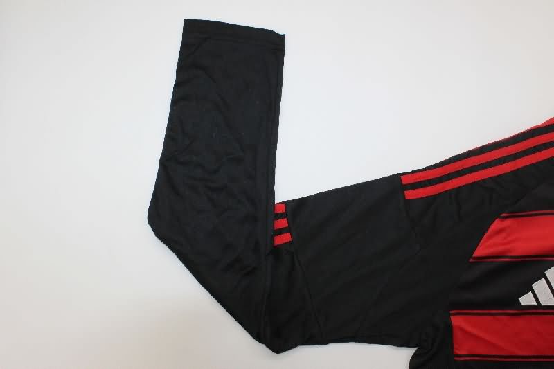 Thailand Quality(AAA) 2025 Flamengo Home Long Sleeve Soccer Jersey