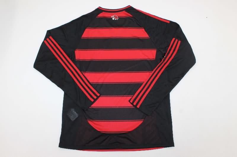 Thailand Quality(AAA) 2025 Flamengo Home Long Sleeve Soccer Jersey