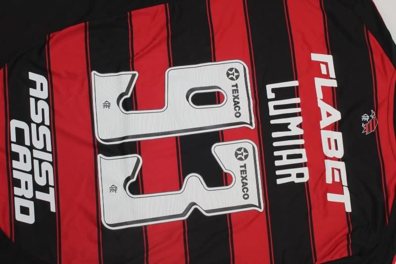 Thailand Quality(AAA) 2025 Flamengo Home Soccer Jersey Sponsor