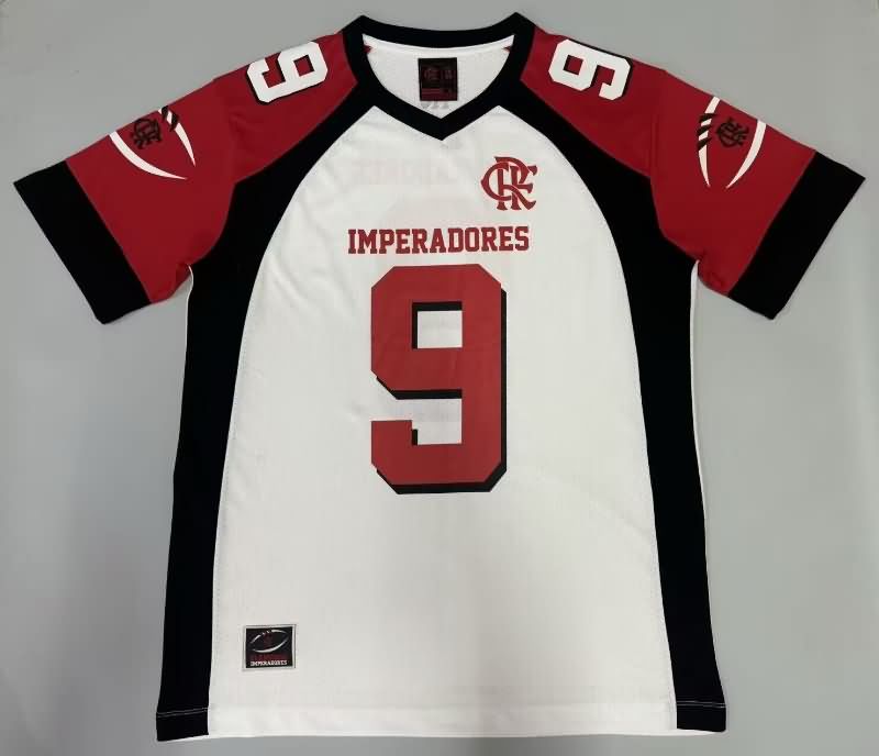 Thailand Quality(AAA) 2025 Flamengo White NFL Jersey 02