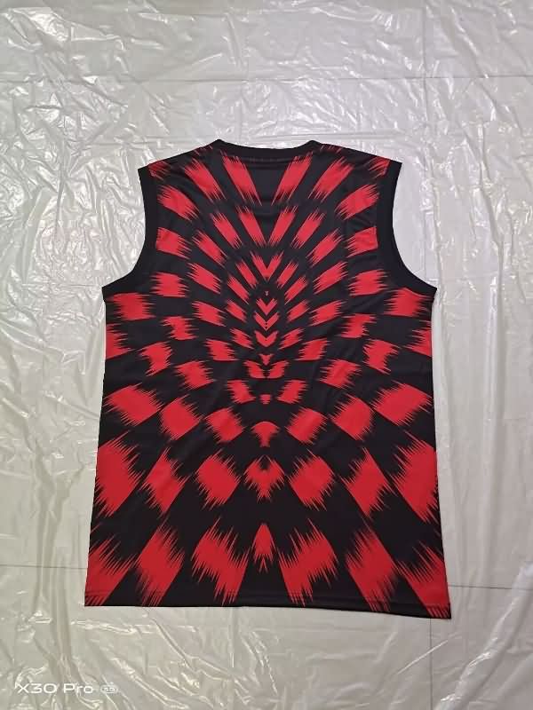 Thailand Quality(AAA) 2025 Flamengo Red Vest Soccer Jersey