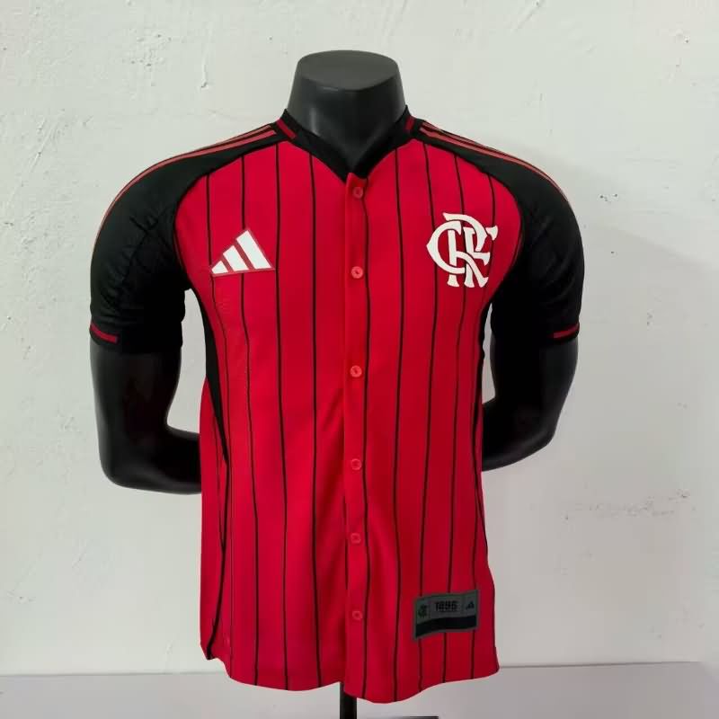 Thailand Quality(AAA) 2025 Flamengo Travel Soccer Jersey (Player)