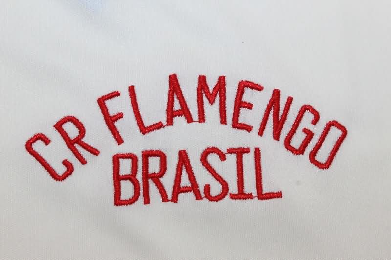 Thailand Quality(AAA) 2025 Flamengo White Soccer Jersey