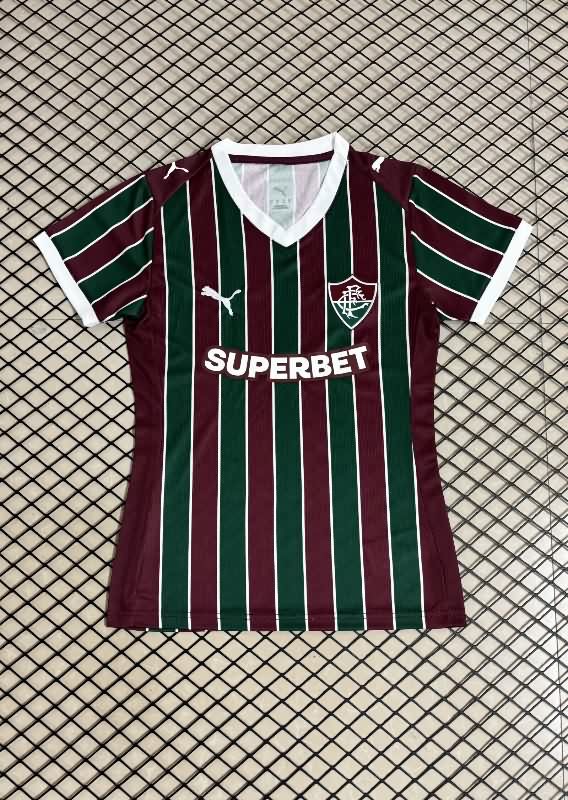 Thailand Quality(AAA) 2026 Fluminense Home Women Soccer Jersey