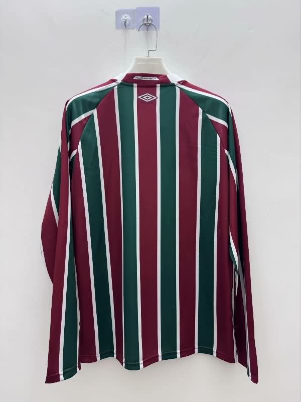 Thailand Quality(AAA) 2025 Fluminense Home Long Sleeve Soccer Jersey